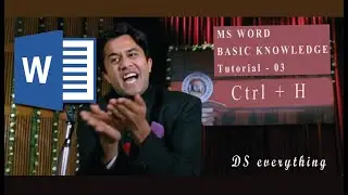 Basic knowledge of MS Word Tutorial (Shortcut Keys) - 03