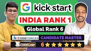 Google KickStart India Rank 1 | ft. 