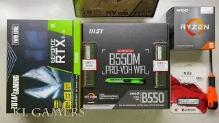AMD Ryzen 5 5600G msi B550M PRO-VDH WIFI ZOTAC RTX3060 Gaming PC Build