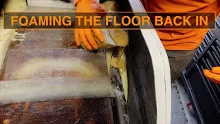 Fiberglassing The Floor Pan Back In And Foam (Part 4)