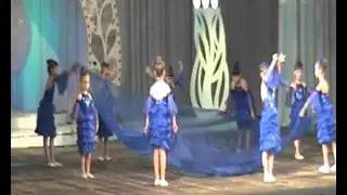 Мой вариант танца с тканью на городском фестивале