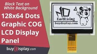 2 inch Low Cost White 128x64 Graphic COG LCD Display ST7567 SPI