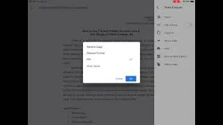 Save Doc as PDF on iPad
