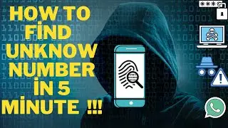 HOW TO FİND UNKNOWN NUMBER İN 5 MİNUTE | Phoneinfoga