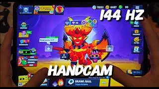 XIAOMI PAD 7 BRAWL STARS 144 FPS GAMEPLAY | HANDCAM 👑👑👑