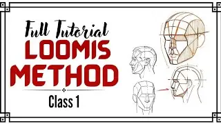 How To Draw Heads Using The Loomis Method | Loomis Method Full Tutorial | Loomis Method Step By Step