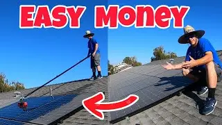 Clean Solar Panels with Basic Tools = Major Money