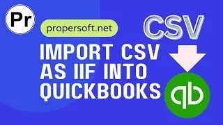 How to convert CSV to IIF and import into Quickbooks Desktop (CSV2IIF, Bank2IIF)