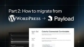 How to migrate from Wordpress to Payload and Next.js