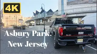 Asbury Park, New Jersey 🇺🇸 4K Walk
