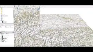 QGIS 3D (simple demo) with ORBIS raster drape