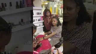 WHEN YOU ARE TREATED LIKE A QUEEN IN YOUR OWN SALON #salon #hairstyle #trending #nails #braids #saç