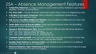 Oracle Absence Management - 25A Upgrade