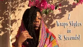 African Fabric Wrap Tutorial - Part 3