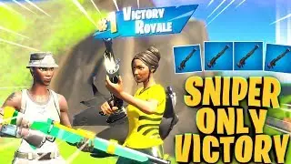 WINNING using ONLY Snipers in Fortnite
