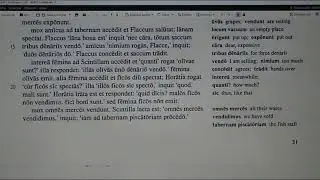Oxford Latin course Book 1. Capitulum 5. Dialogus 1. Part 2. Pronintiatus classicus.