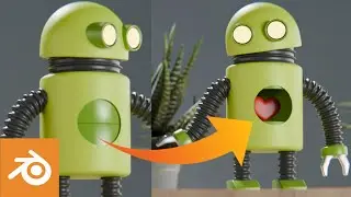 Android Bot Animation Tutorial Blender | Part 2
