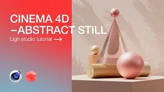 Cinema 4D Tutorial Abstract Still Light Studio + Redshift