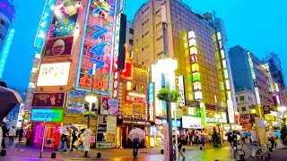 Shinjuku in Tokyo 🐶🍻 Kabukicho Tower Night♪💖4K ASMR Nonstop 1 hour 06 minutes