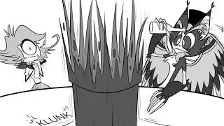 Husk’s Cat Behavior (Hazbin Hotel Comic Dub)