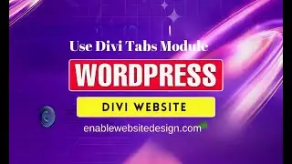 How to use Divi Tabs Module in WordPress Website only just in 4 minutes