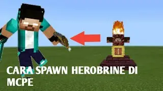 Cara spawn herobrine di mcpe