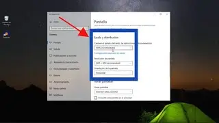 Como configurar resolución de pantalla (windows 10)