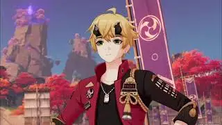 Aether Meets Thoma | Genshin Impact