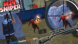 M24 Sniper Test || Garena Free Fire 🔥