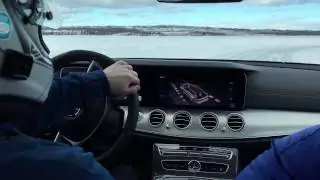 Drifting the 2017 E43 AMG Wagon on ice