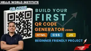 how to create qr code generator using html css JavaScript | javascript tutorial | project | QR Code 