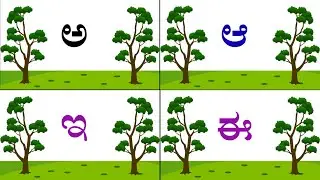 kannada swaragalu, kannada alphabets, kannada varnmala, kannada aksharamala, kannada learning, kids