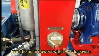 Operatoin of high pressure water jet cleaner