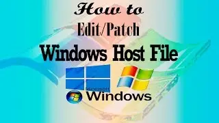 System 32 host edit-How to edit host file