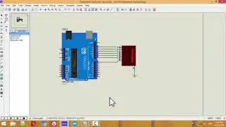 Arduino Control 7 Segment Display Number 0 to 9 Simulation on Proteus