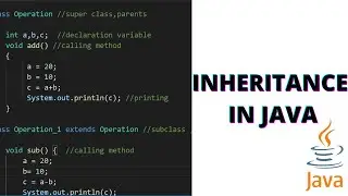 Single inheritance in java | With Example | extends keyword |Explained