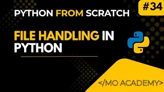 File Handling in Python Explained | Read, Write, Append & Delete Files | MO Academy 2025–2026
