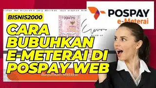 Cara Pasang Bubuhkan Tempel E Meterai di Pospay Agen