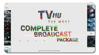 Glitch TV Complete Broadcast Graphics Package 20820835 | After Effects Template