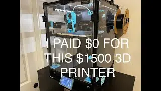 This $1500 3D Printer was FREE!  #3dprinting #voron