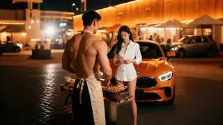 Gangland bully BBQ vendor——he's hidden war god,1 punch made everyone kneel for mercy