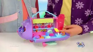 Aventuras en los cielos con Polly Pocket Avión de Gatito. 🛩💜🐱 | AD