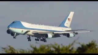 Air Force One - Chicago O'Hare ( ORD ) Approach & Landing [11.25.2014]