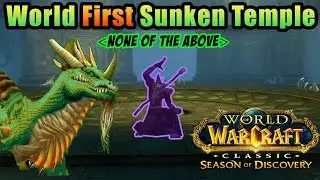 World First Sunken Temple | Spriest POV | Season of Discovery