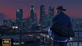 GTA V PC GAMEPLAY - HD GRAPHICS  BEUTIFUL NIGHT CITY SCENE CAPTURE