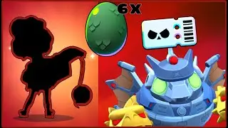 GANHEI UMA NOVA BRAWLER, COMPREI 6 OVOS E O NOVO PASSE DO TICK NO BRAWL STARS #SquadBusters