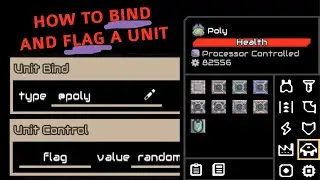 Logic Processor Guide (Auto filling blocks using ubind and flag commands) | Mindustry V6 Alpha