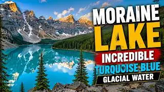 Moraine Lake Banff National Park - Amazing Blue Glacial Water