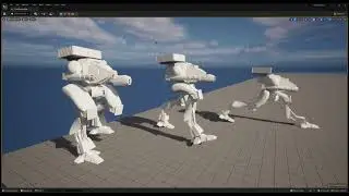 Testing Ground Testing mech animations in UE5.1