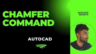 Chamfer Command in AutoCAD | AutoCAD Beginner Guide | AutoCAD Tutorial